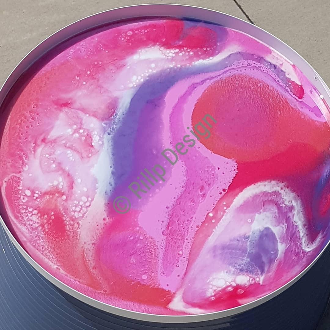 Candy Galaxy resin tray table now available